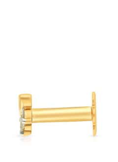 Malabar Gold and Diamonds 18 Carat 750 Purity Yellow Diamond Nosepin MNGNNP0279YVVSVS-GH for Women  - Image 3