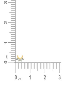 Malabar Gold and Diamonds 18 Carat 750 Purity Yellow Diamond Nosepin MNGNNP0279YVVSVS-GH for Women  - Image 4