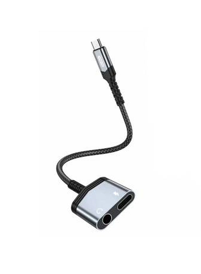 GO-DES Type C Charger And Headphone Audio Jack USB C Cable Adapter - Image 2