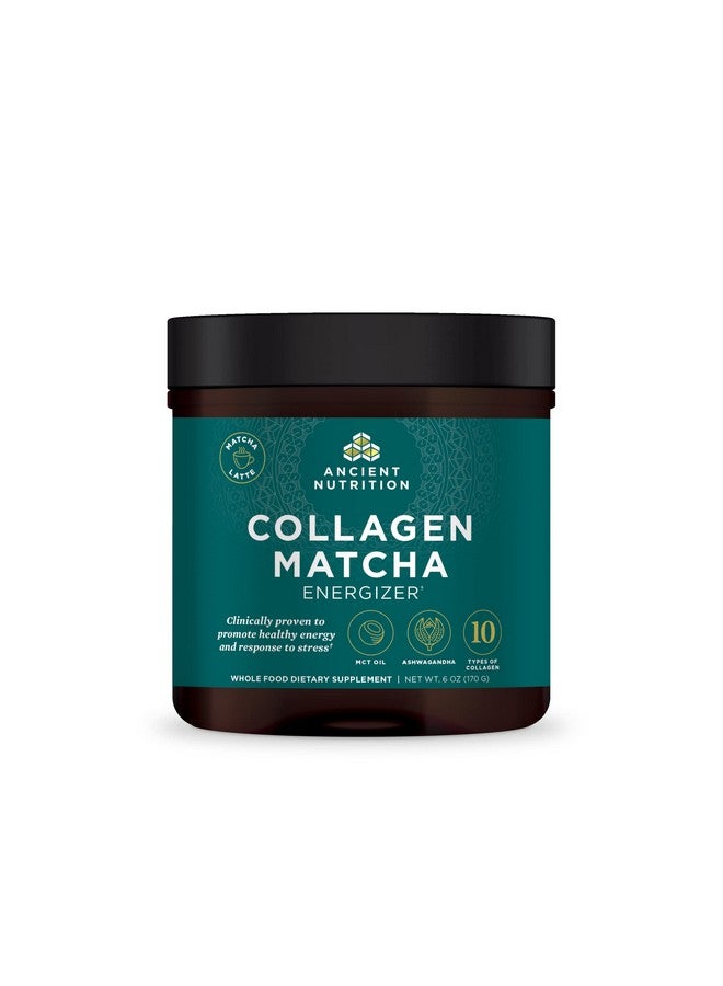 Ancient Nutrition Matcha Powder With Collagen Collagen Matcha With Mcts & Ashwagandha For Energy Metabolism Skin Hair And Gut Health 20 Servings - Image 2