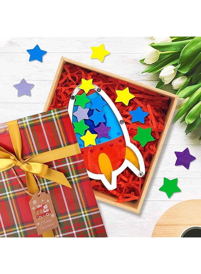 إيروريكس وعاء مكافأة النجوم للأطفال مخطط مسؤولية الأعمال المنزلية إدارة السلوك أدوات الفصل الدراسي وعاء مكافأة النجوم الصاروخية المخصص للطلاب سلوك الأطفال - Image 3