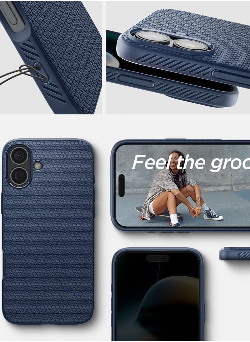 Liquid Air for iPhone 16 Case Cover (2024) - Navy Blue