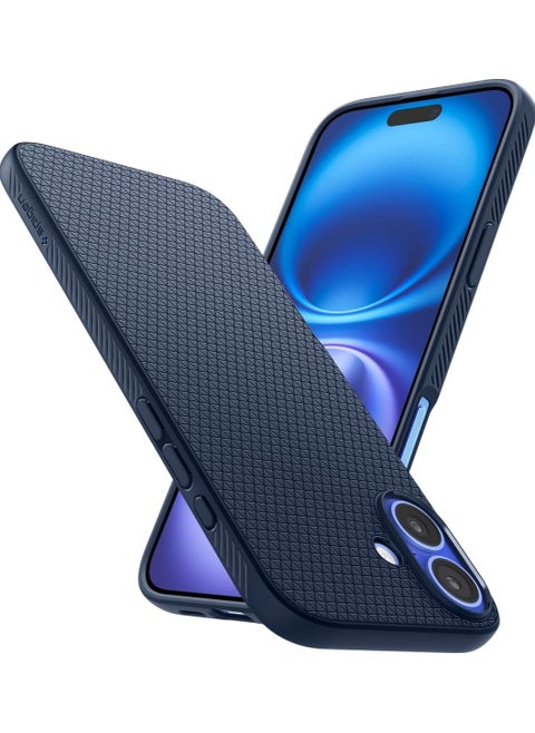 غطاء حماية Liquid Air لهاتف iPhone 16 (2024) - أزرق داكن
