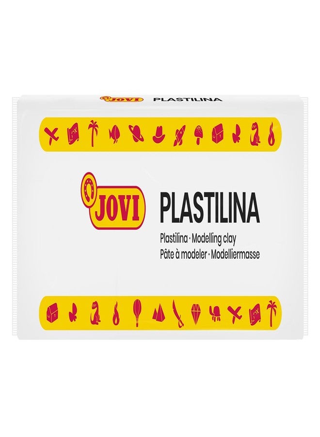 Jovi - Plastilina Pack, Reusable and Non-Drying Modeling Clay, 15 Bars of 5.29 oz Each in White Color, Total of 5 lb, Non-Toxic and Gluten-Free, for Arts and Crafts Projects - Image 2