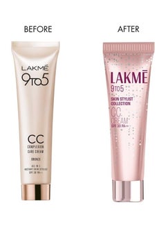 LAKME LAKME 9 To 5 Complexion Care Face CC Cream Bronze SPF 30 Conceals Dark Spots & Blemishes 30 gm  - Image 2