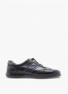 DUCHINI Men's Panelled Sneakers with No-Tie Laces  - Image 3