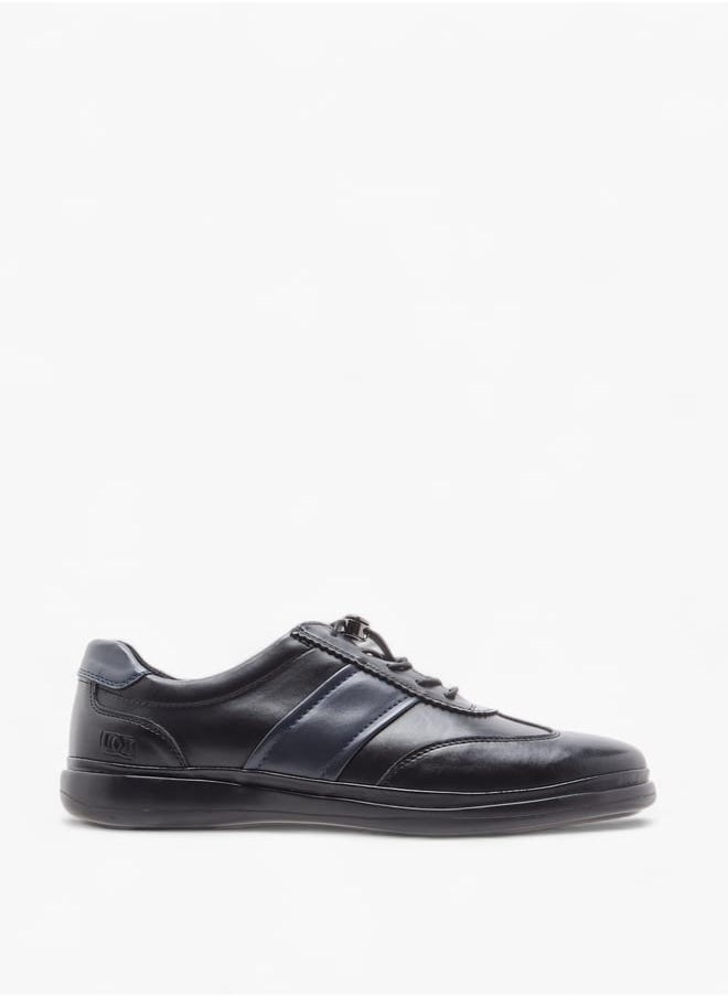 DUCHINI - Men's Panelled Sneakers with No-Tie Laces - Image 1