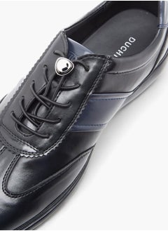 DUCHINI Men's Panelled Sneakers with No-Tie Laces  - Image 4