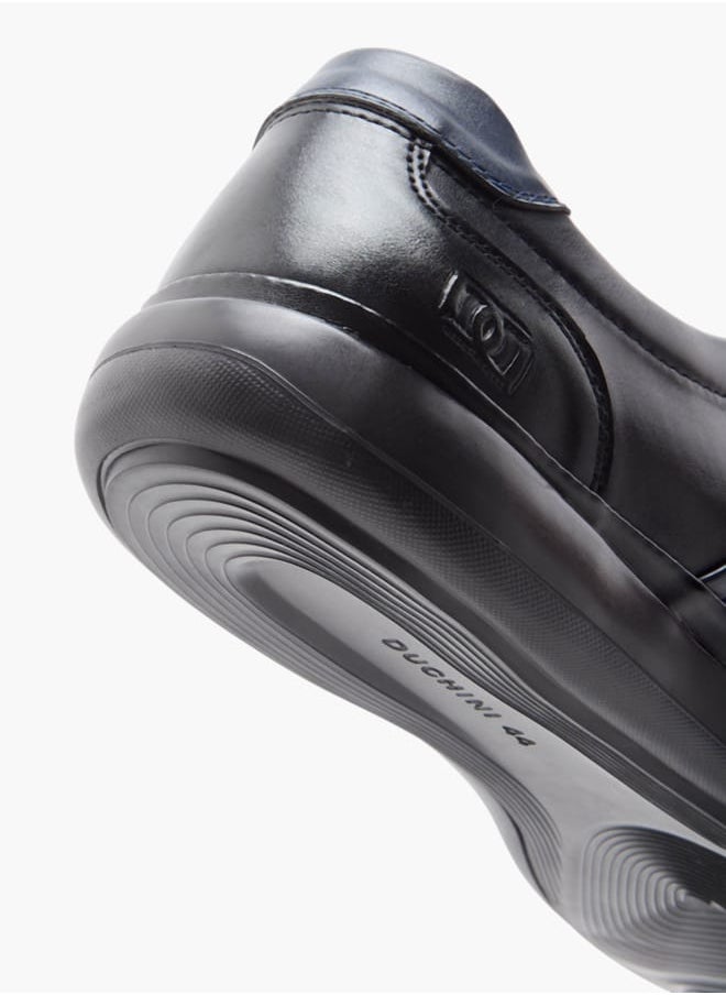 DUCHINI - Men's Panelled Sneakers with No-Tie Laces - Image 1