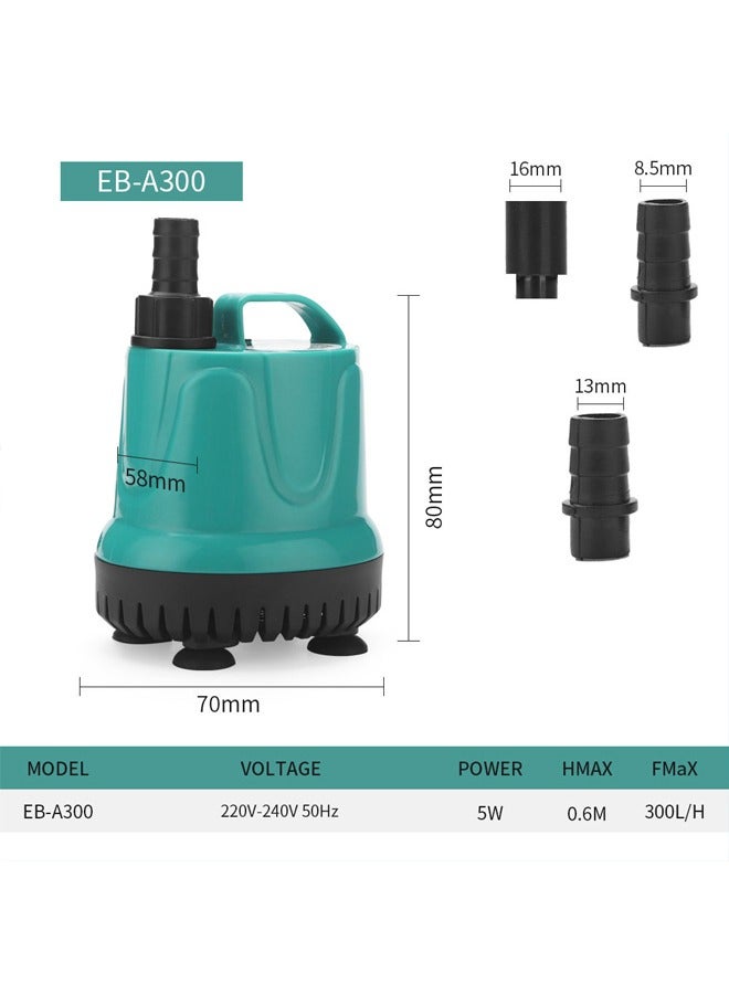 Submersible Water Mini Fountain Pump,Mini Submersible Water Pump, for Aquarium Fish Tank, Pet Water Fountain, Hydroponics, Pond Waterfall - Image 5