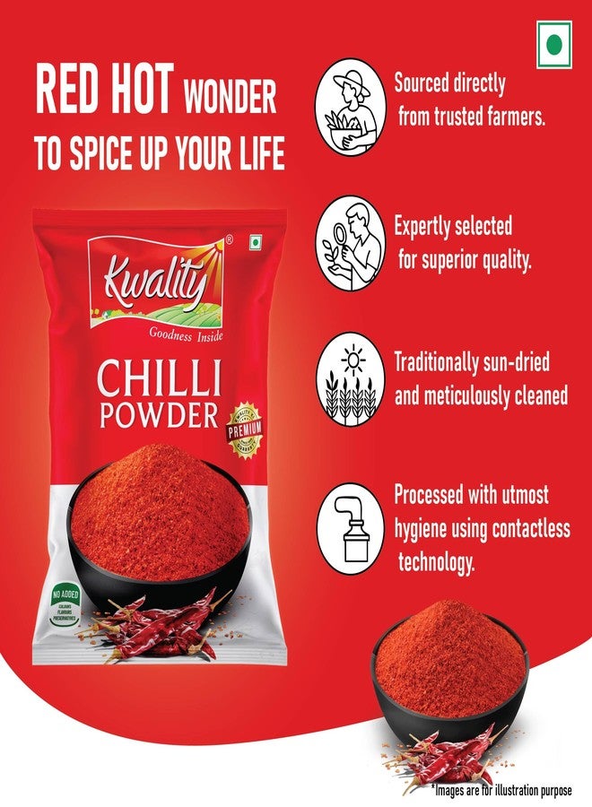 Kwality Chilli Powder, Lal Mirchi Powder, Mirchi Powder, authentic spicy kick. (200g) - Image 5