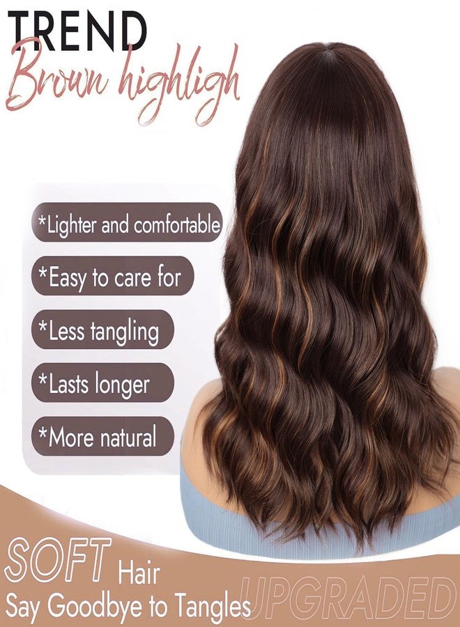 ENTRANCED STYLES باروكة برازيلية بنية مع غرة للنساء، قصيرة ومجعدة، بطول 14 بوصة، شعر صناعي للاستخدام اليومي والحفلات - Image 3