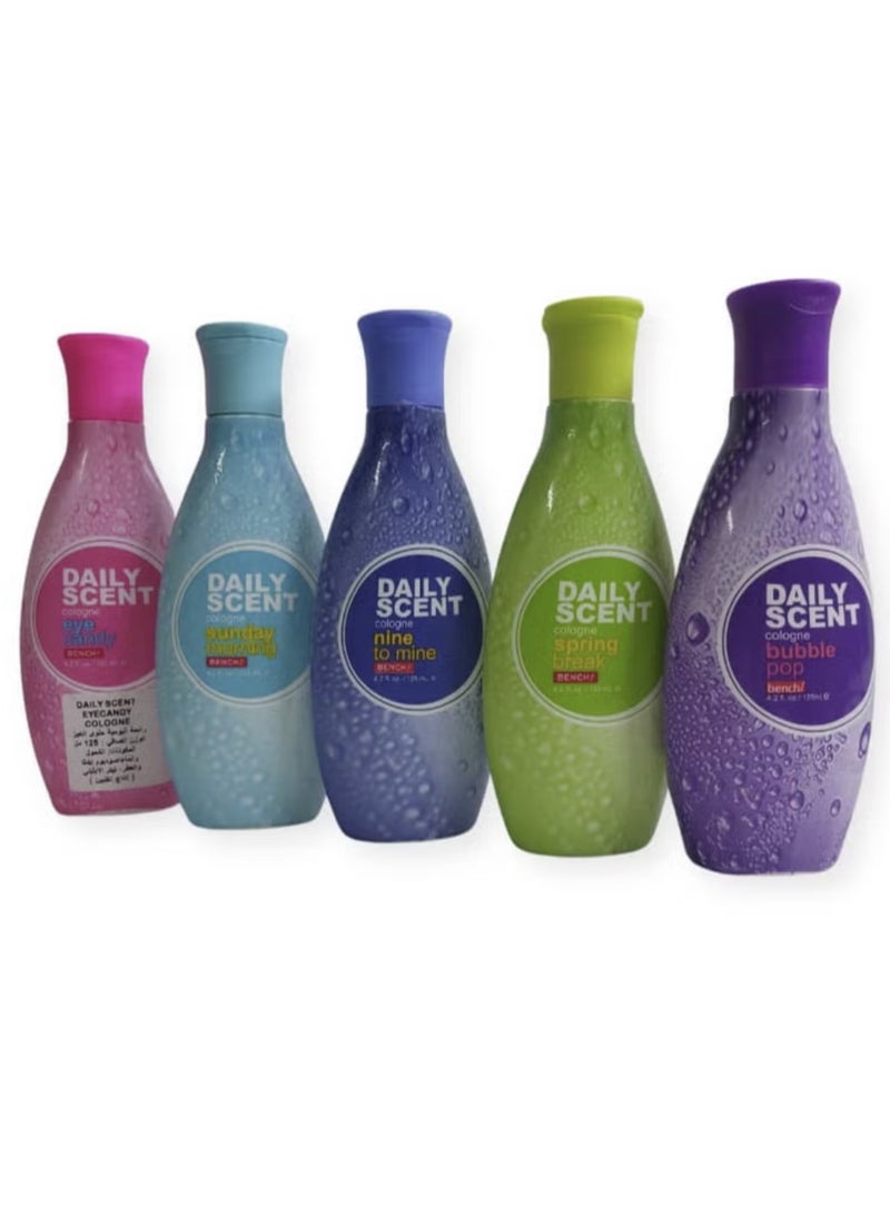 بينش مجموعة كولونيا برائحة يومية مكونة من 5 قطع