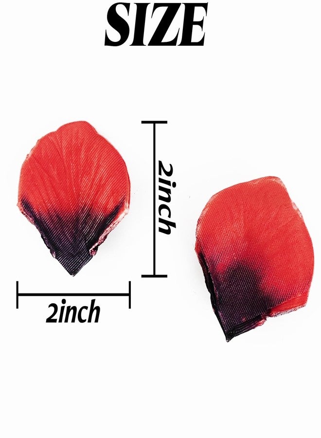 YOOHUA 2500PCS Dark Red Artificial Rose Petals for Romantic Night, Wedding, Party, Anniversary Flower Decorations - Image 2