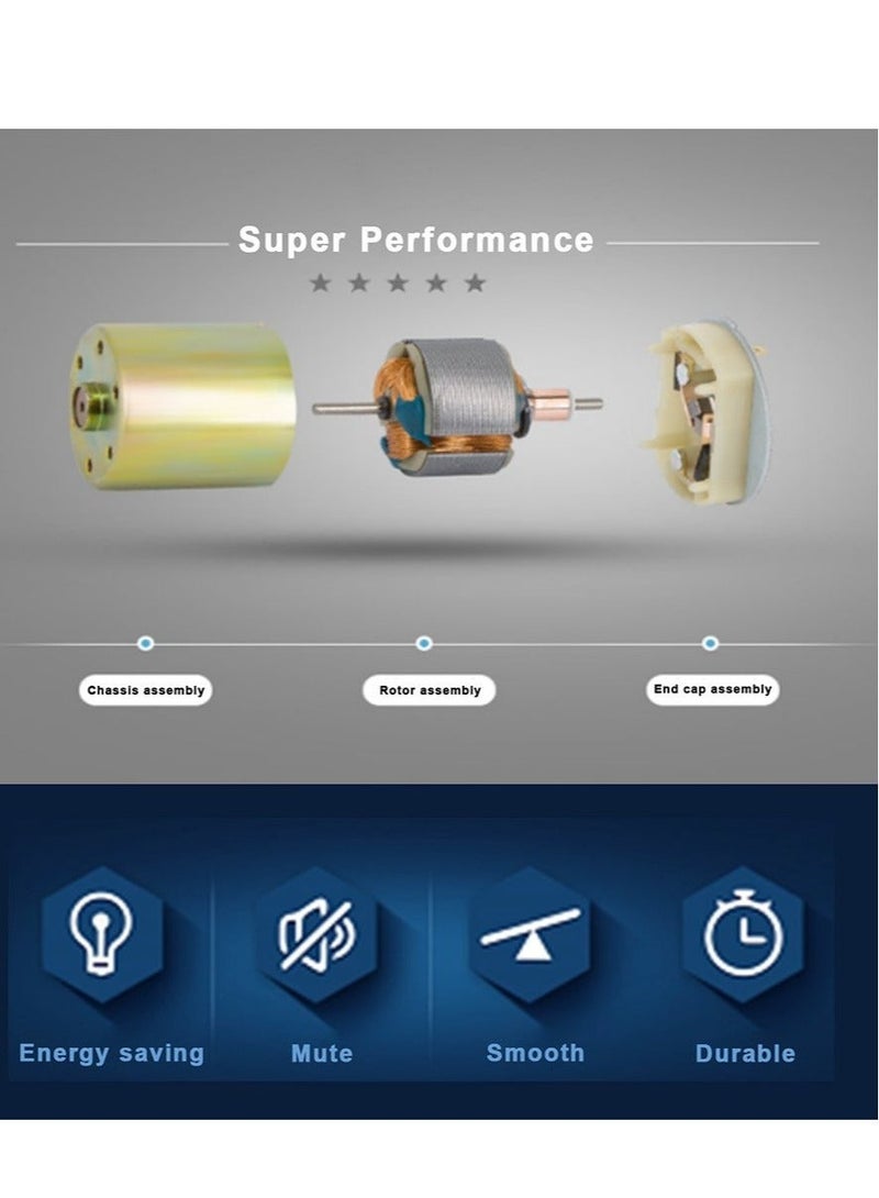 DC 12V 30RPM Gear Motor, High Torque Electric Micro Speed Reduction Geared Motor, Motor Centric Output Shaft 37mm Diameter Gearbox (1Pcs) - Image 4