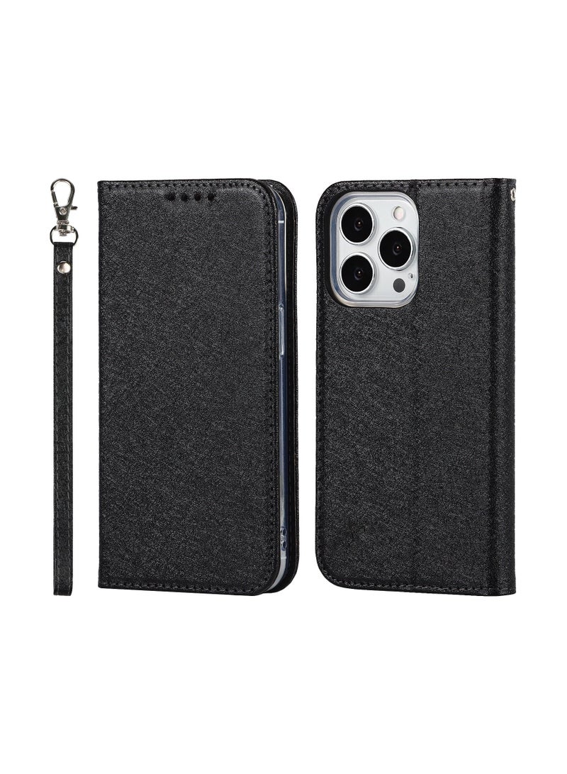 Suteni Flip Cover Card Slots Leather Phone Case for iPhone - Image 1