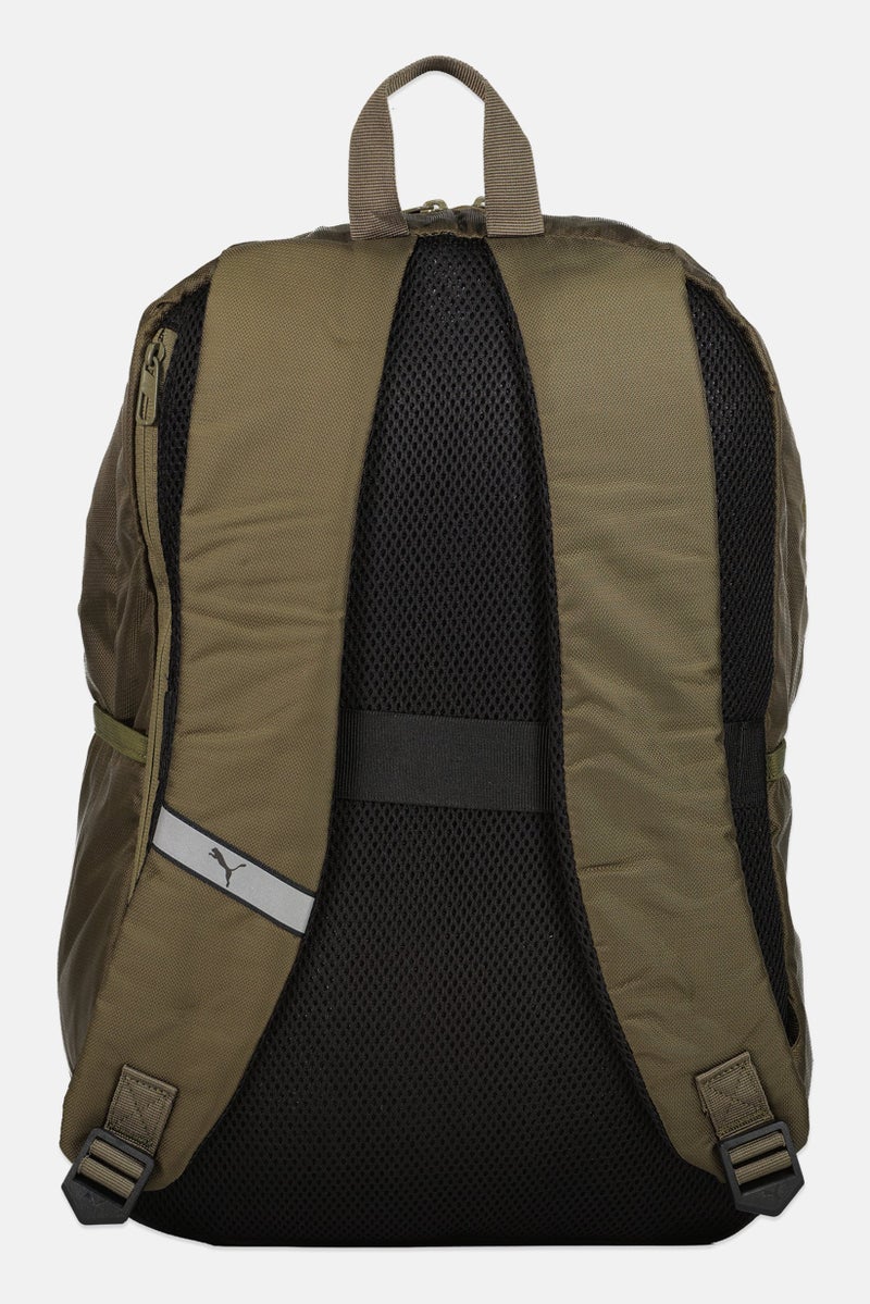 PUMA Men Brand Logo Sports Backpack, Olive - Image 2