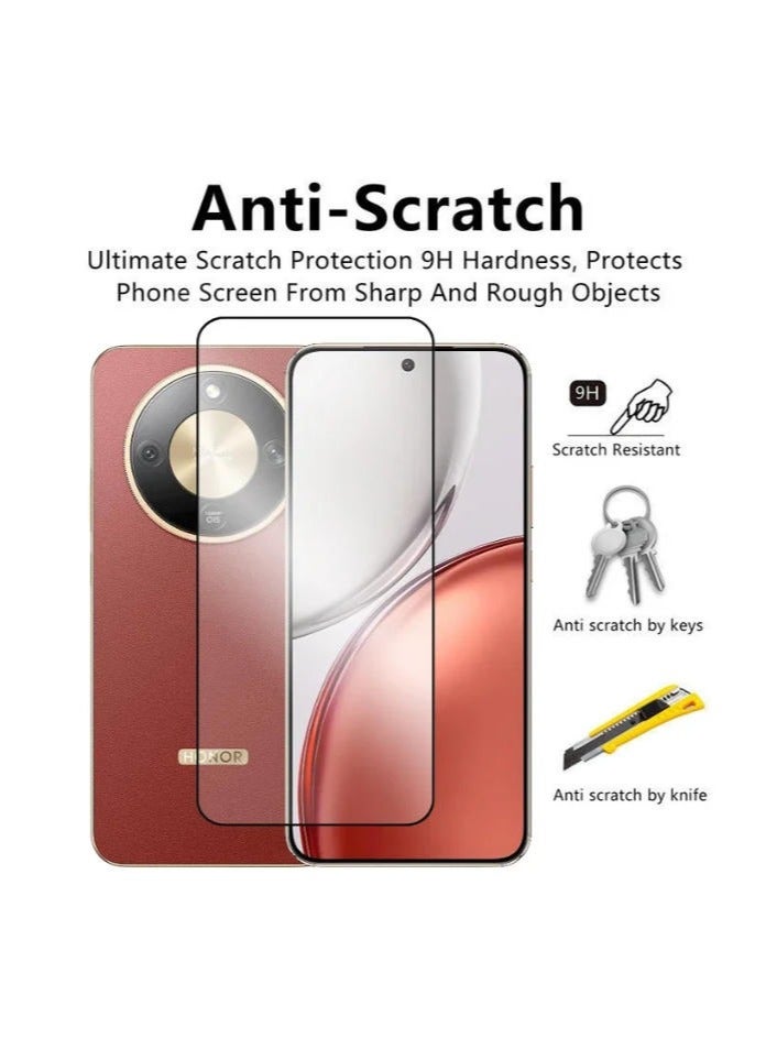 QIRG 2 in 1 Tempered Glass Screen Protector for Honor X9D with Camera Lens Protector,9H Hardness Protective Film for Honor X9D (6.79"), High Clear, Anti Scratch, Bubble Free Tempered Glass Film - Image 2