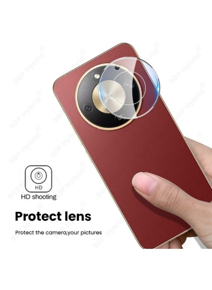 QIRG 2 in 1 Tempered Glass Screen Protector for Honor X9D with Camera Lens Protector,9H Hardness Protective Film for Honor X9D (6.79"), High Clear, Anti Scratch, Bubble Free Tempered Glass Film - Image 4