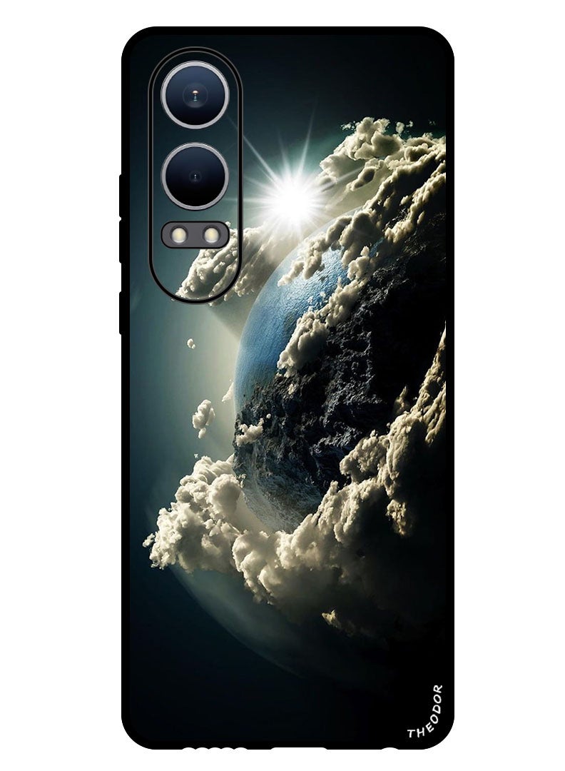 Theodor Protective Case Anti Scratch Shock Proof Bumper Cover For OnePlus Nord CE4 Lite Space Earth Sun - Image 1
