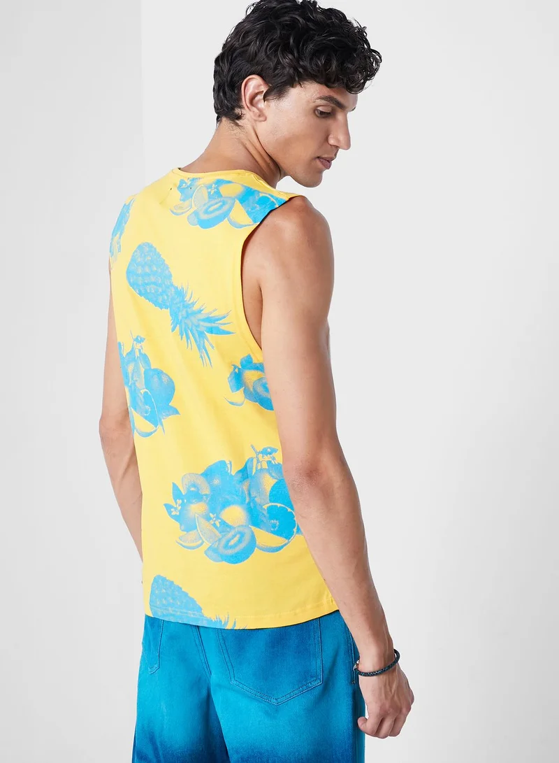Koovs Koovs Resort Print Vest