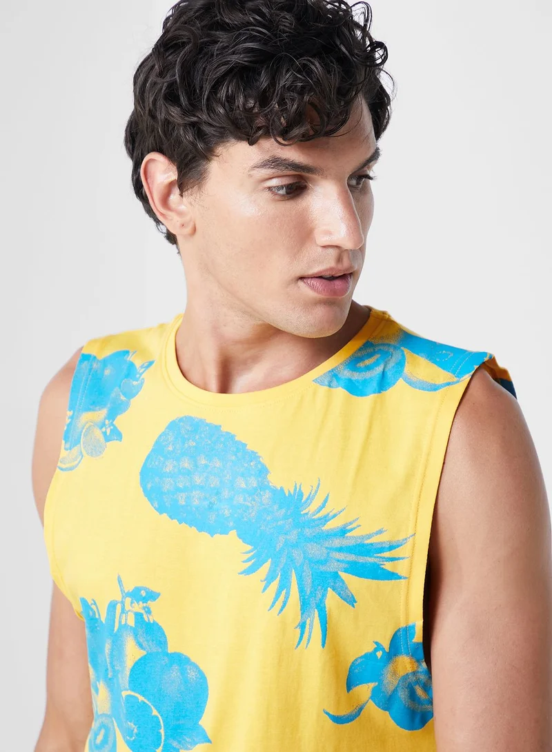 Koovs Koovs Resort Print Vest
