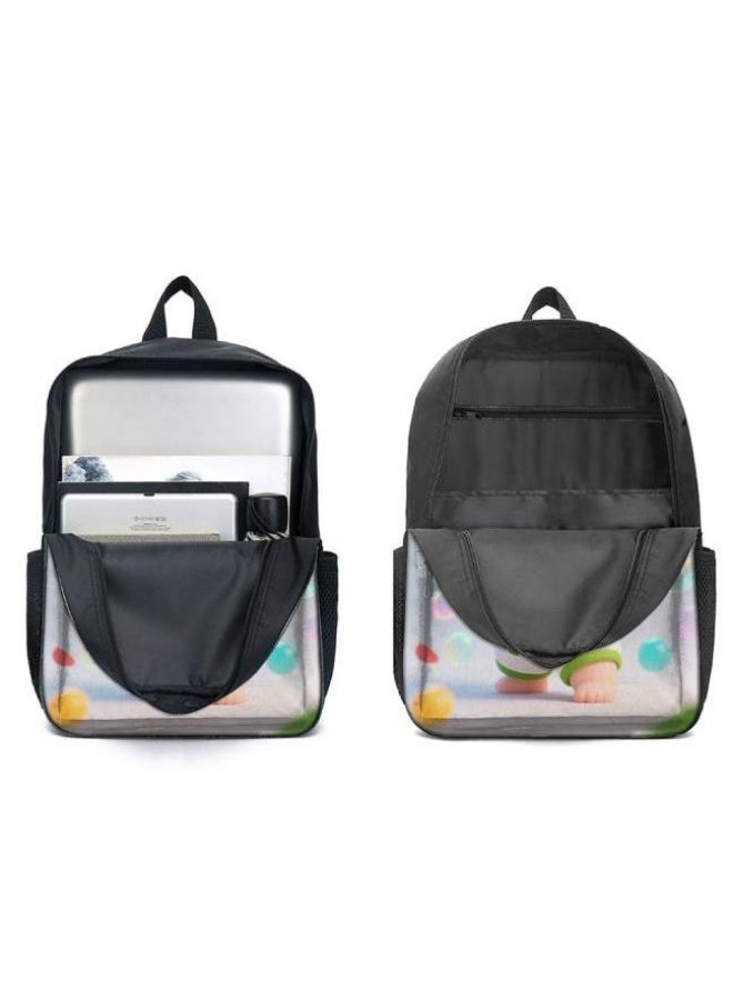 Bright Li Fire Unlock the new fashion of childish fun! Three-piece set of bags, cartoon elements for children and teenagers (students, children, friends' outings, mountain climbing, schooling, etc. can be used) - 8 - Image 4