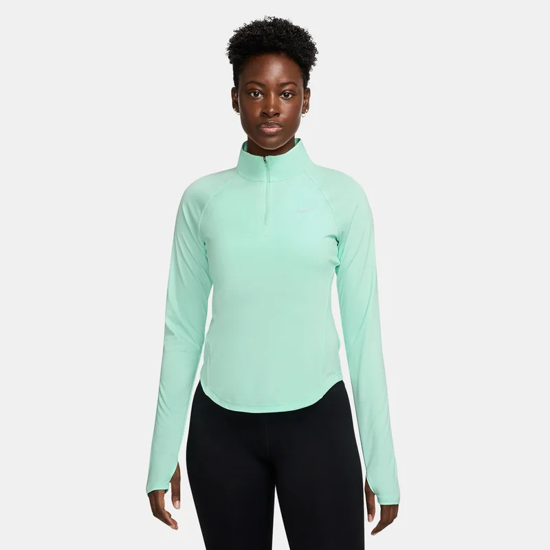 نايكي تيشيرت الجري تمبو سووش دراي-فت 1/2 سحاب للنساء