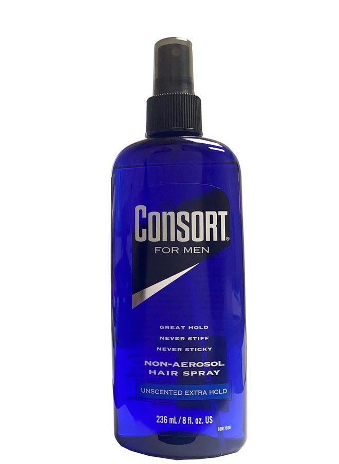 Consort For Men Unscented Extra Hold Nonaerosol Hair Spray 8 Oz( Pack Of 12)  - Image 2