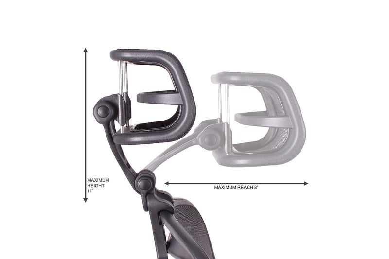 Engineered Now The Original Headrest for The Herman Miller Aeron Chair (H4 for Classic, Carbon) - Image 5