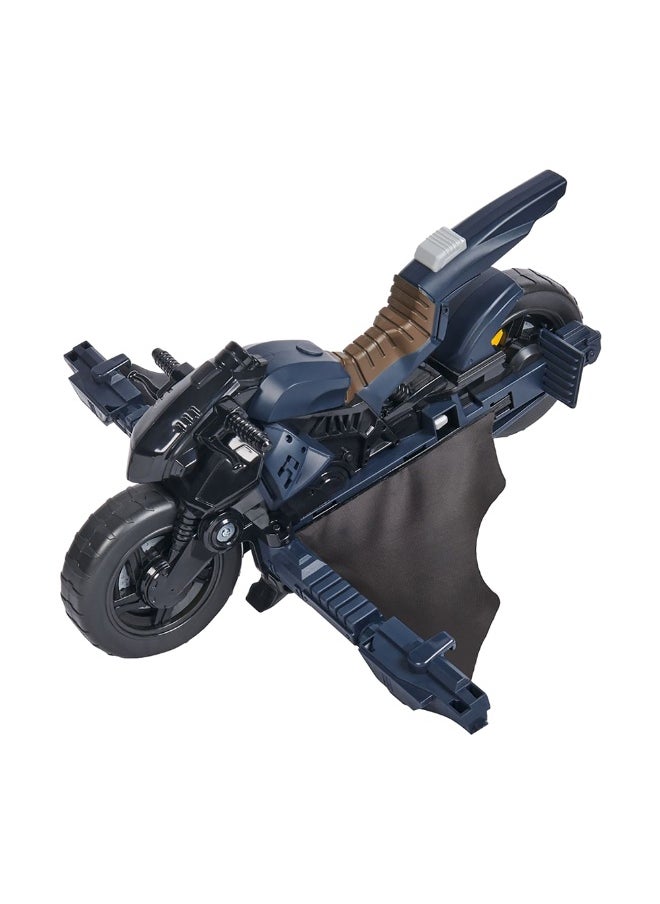 DC Batman Adventures Transformable Batcycle Toy (40 Cm)  - Image 1