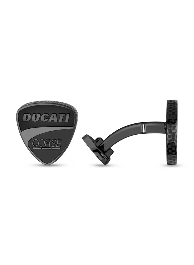 Ducati Corse Scudetto Grey Branded Cufflinks For Men