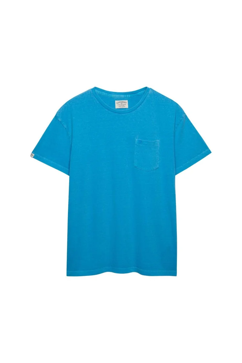 Superdry Classic Cotton Linen Pocket T-Shirt
