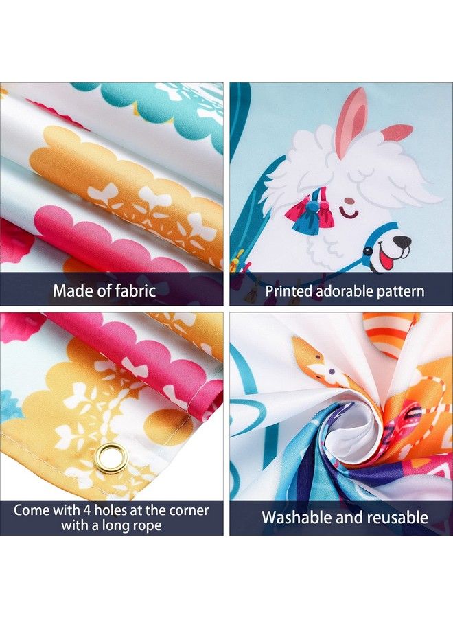 Llama Backdrop A Whole Llama Fun Birthday Backdrop Cactus Mexican Theme Photography Background Fiesta Llama Party Birthday Decoration Baby Shower Decorations Cake Table Decors 70.9 X 43.3 Inches