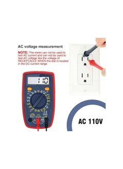 promass Multimeter Tester, 2000 Counts Digital Multimeter, Smart Digital Voltage Tester with DC/AC Voltmeter & Ohm Volt Amp Meter for Measuring Voltage, Current, Resistance, Tests Live Wire, Continuity - pzsku/Z6D15C0BE3BFF435A1FD4Z/45/_/1741347702/37aa4145-f5ac-40f3-9380-1acd808f38eb