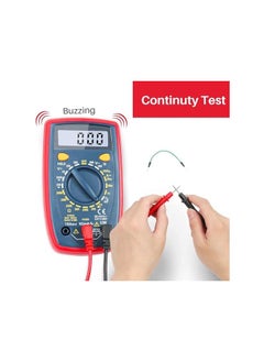 promass Multimeter Tester, 2000 Counts Digital Multimeter, Smart Digital Voltage Tester with DC/AC Voltmeter & Ohm Volt Amp Meter for Measuring Voltage, Current, Resistance, Tests Live Wire, Continuity - pzsku/Z6D15C0BE3BFF435A1FD4Z/45/_/1741347711/b762a805-6820-473d-a638-987414631d5f