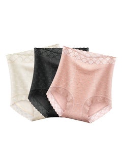 Generic High Waist Tummy Control  Lift Panties Shorts Summer Thin Mulberry Silk Lining, Breathable Panties Women Comfortable Underwear  - Image 1