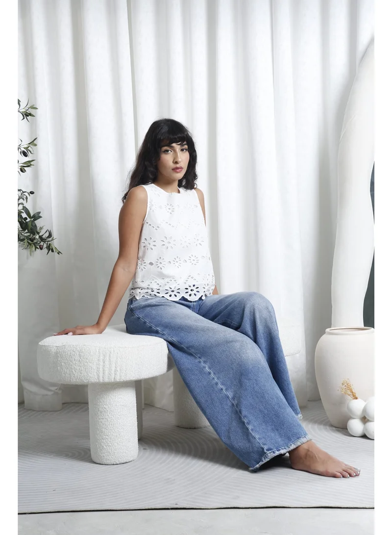Asharae  Women's Sleeve Less Top Comfortable Material, Breathable Daily Wear, Casual Fashion Outfit, Special Occasion Outfit, Trendy & Chic Apparel for Women | Best Price UAE