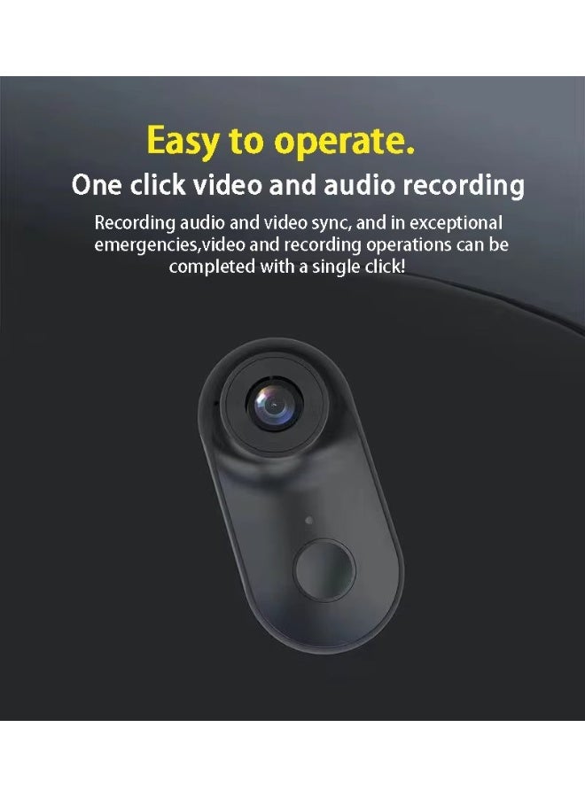 2025 Action Camera, Mini Vlogging Camera, Thumb-Sized Magnetic Action Cam, Hands-Free POV Recording, Helmet Cam for Cycling, Motorcycle (128G Card) - Image 2