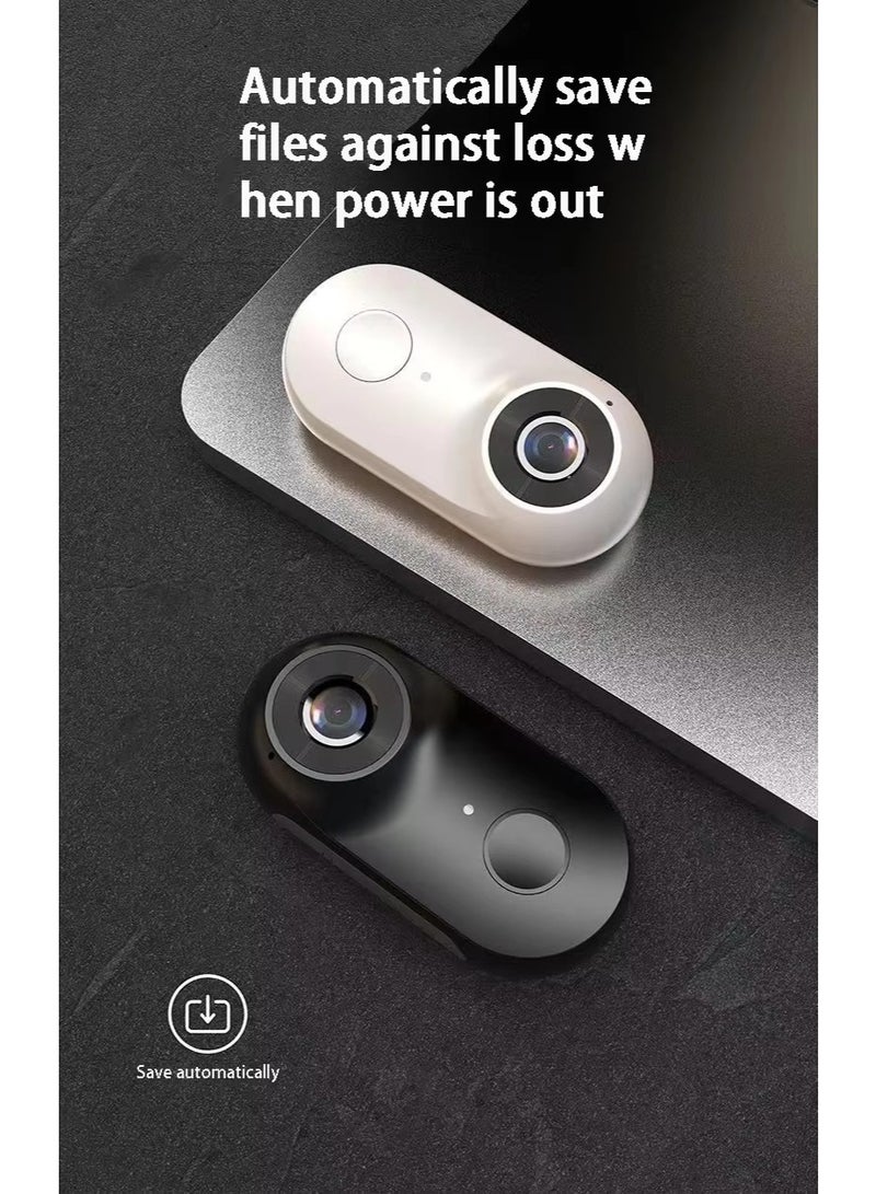 2025 Action Camera, Mini Vlogging Camera, Thumb-Sized Magnetic Action Cam, Hands-Free POV Recording, Helmet Cam for Cycling, Motorcycle (128G Card) - Image 3