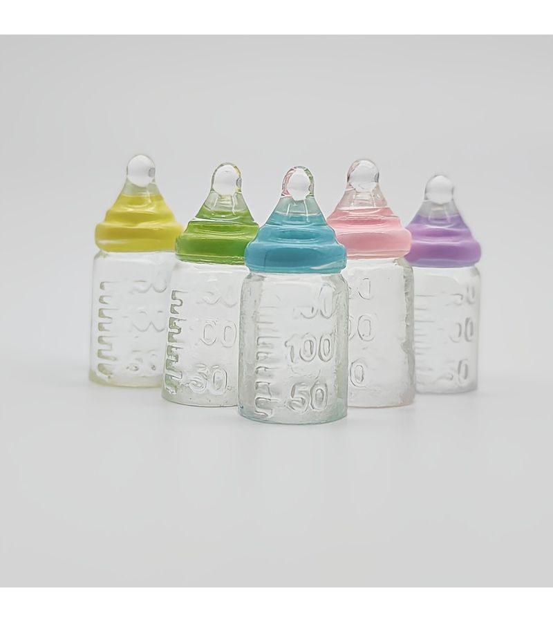Assorted 4Pcs 1:12 Scale Miniature Bottles For Dollhouse And Small Item - Image 3