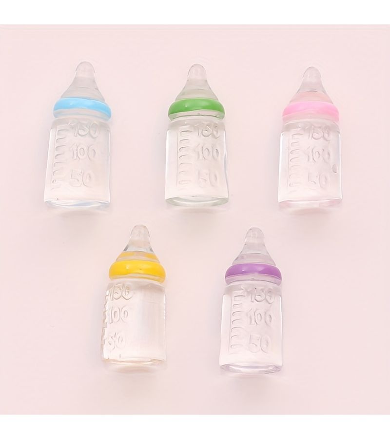 Assorted 4Pcs 1:12 Scale Miniature Bottles For Dollhouse And Small Item - Image 1