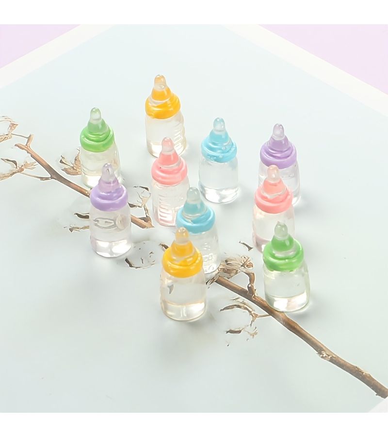 Assorted 4Pcs 1:12 Scale Miniature Bottles For Dollhouse And Small Item - Image 2