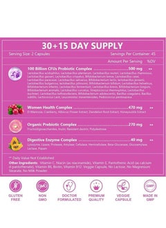 Probiotic Live Women's Immune Support Probiotic – D-Mannose, Cranberry & 31 Strains for Vaginal, Urinary & Digestive Health, Vegan Capsules  - Image 5