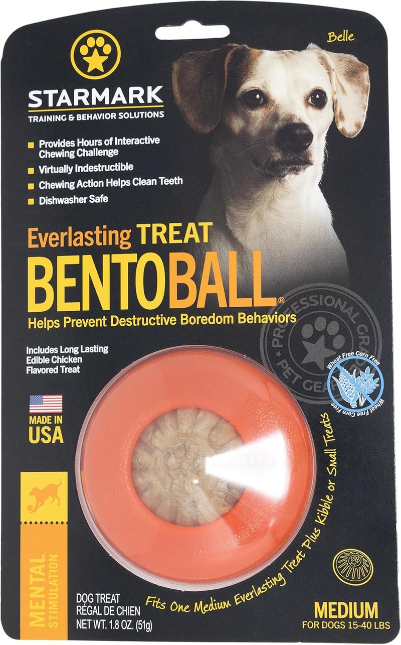 Starmark Everlasting Treat Bento Ball - Tough Dog Chew Toy for Medium Breeds - Image 2