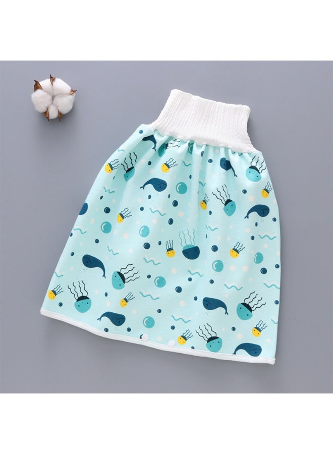 Baby Waterproof Training Pants Cloth Diaper Skirt,2 PCS,L - Image 3
