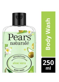 Pears Pears Naturale Detoxifying Aloe Vera Body Wash 250 ml 100% Natural Ingredients Liquid Shower Gel with Olive Oil for Glowing Skin Paraben Free  - Image 2