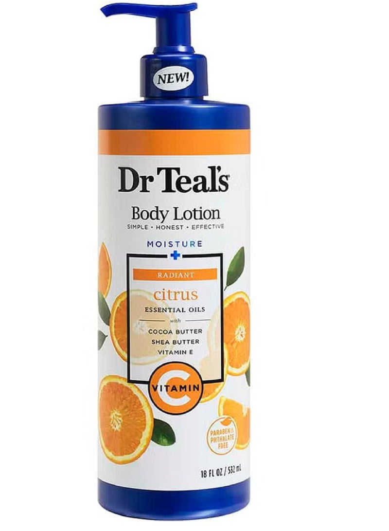 Dr. Teals DR.TEAL'S GLOW & RADIANCE CITRUS BODY LOTION 532ML