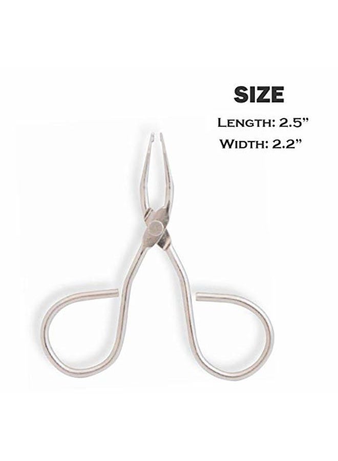 CURTIS PROFESSIONAL Mini TWEEZERS, The BEST PRECISION EYEBROW TWEEZERS Men/Women; PORTABLE/TRAVEL Length 2.8” Width: 2.2” Beauty Tools for Facial Hair, Ingrown Hair, Blackhead; Model 58FC; MADE IN MEXICO - Image 4