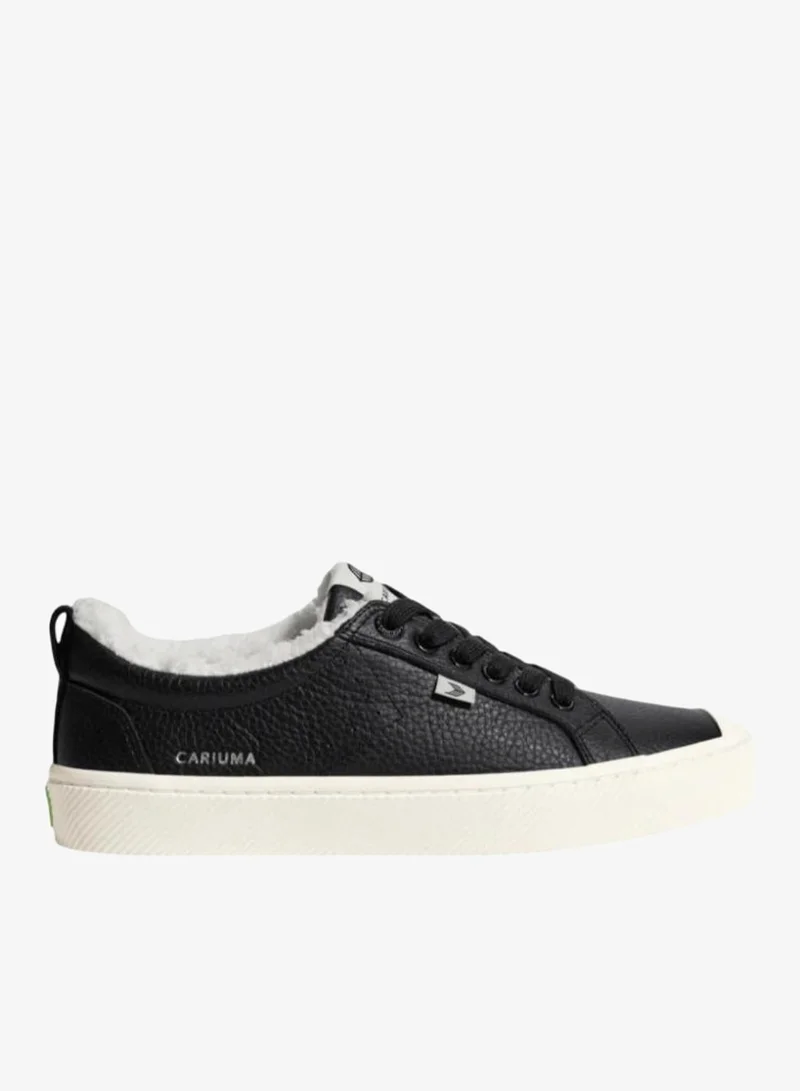OCA Therma Low Black Premium Leather Sneaker